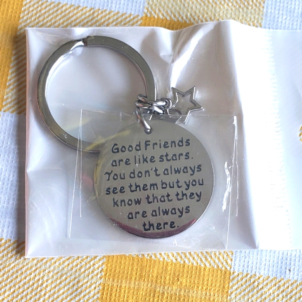 Silver tone Key Ring